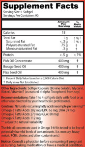 omega 3-6-9 label